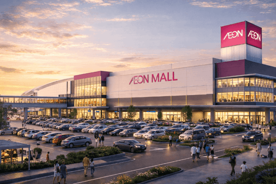 Chỉ vài tuần nữa, sẽ khởi công TTTM Aeon Mall 26.000m2 tại tỉnh là TP tương lai của Việt Nam