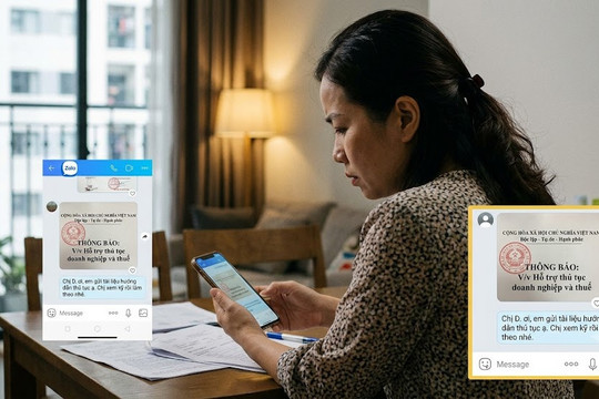 Chị D. mất trắng gần 600 triệu khi thực hiện 'đăng ký thuế điện tử'