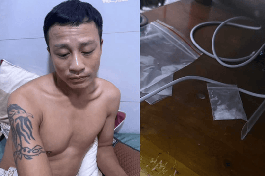 Bắt giữ Ngô Kim Tuấn trong một căn nhà
