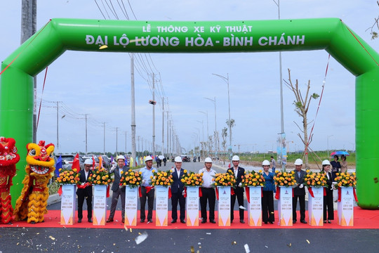 Đại lộ Lương Hòa – Bình Chánh chính thức thông xe, cửa ngõ phía Tây TP.HCM tăng sức hút