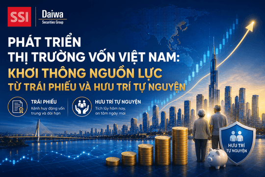 Phát triển thị trường vốn Việt Nam: Giải pháp khơi thông nguồn lực từ Trái phiếu và Hưu trí tự nguyện