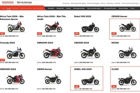 Honda Việt Nam thu hồi 748 mô tô vì nguy cơ tai nạn và cháy