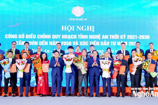 Nghệ An công bố 25 dự án hơn 110.000 tỷ đồng
