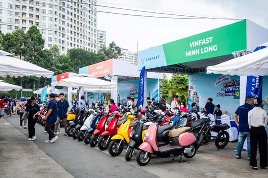 VinFast đứng số 1 thế giới về tốc độ tăng trưởng doanh số xe máy