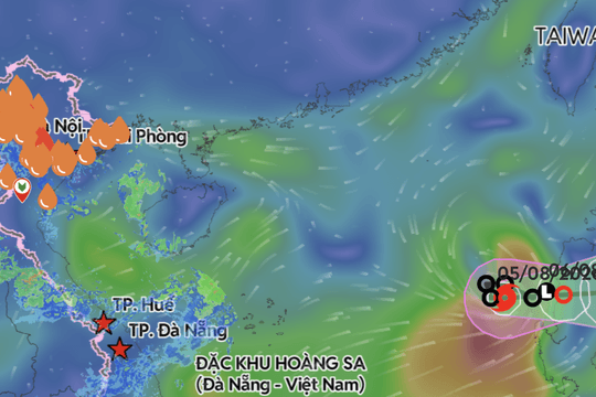 Biển Đông hình thành bão số 3