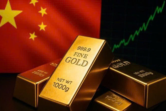 Trung Quốc tiếp tục gom thêm 20 tấn vàng, dự trữ vượt 76 triệu ounce
