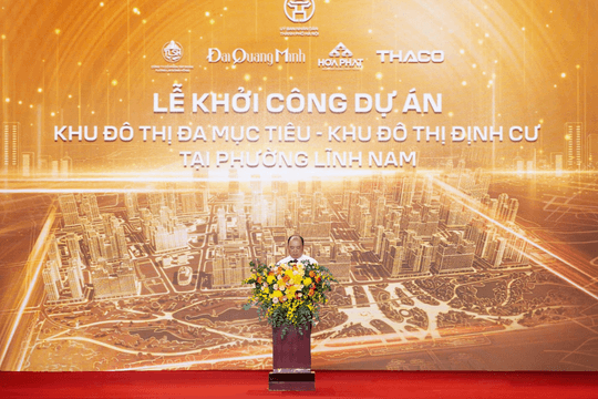 Liên danh Đại Quang Minh - THACO - Hòa Phát khởi công 2 khu đô thị quy mô 148.000 người trong siêu dự án cảnh quan sông Hồng