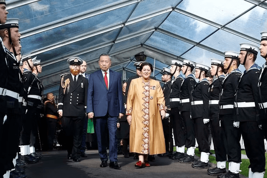 Lễ đón Tổng Bí thư, Chủ tịch nước Tô Lâm thăm cấp Nhà nước tới New Zealand