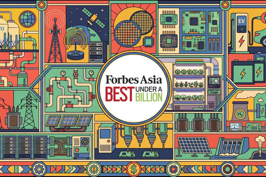 Dabaco, Taseco Airs, Nam Việt, Xếp dỡ Hải An lọt vào danh sách Best Under A Billion 2026 của Forbes