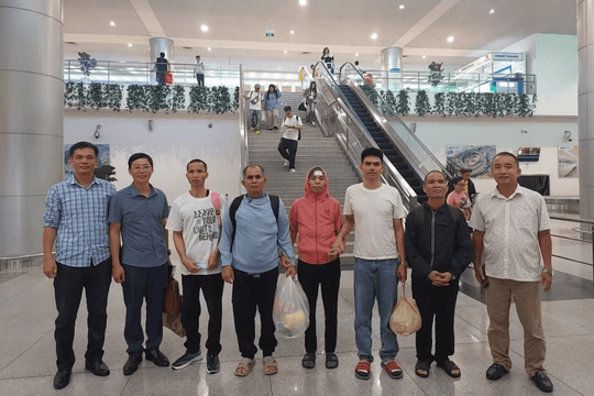 Tiếp nhận 5 công dân bị Thái Lan trục xuất
