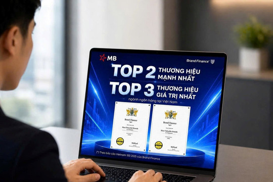 Giá trị thương hiệu vượt 2 tỷ USD, MB ‘thăng hạng’ trên bản đồ thương hiệu Việt