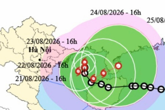 Bão số 4 di chuyển hiếm gặp, có khả năng ngược lại đảo Hải Nam