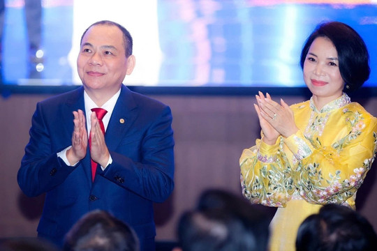 Vợ chồng tỷ phú Phạm Nhật Vượng giàu nhất nhì Việt Nam