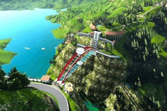 Việt Nam chính thức khởi công cầu kính vượt nhịp qua khe núi ở độ cao 120m