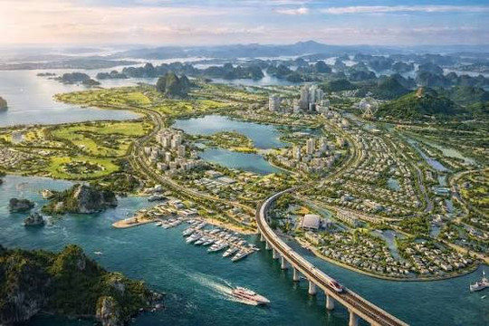 Nghiên cứu thêm 2 tuyến đường sắt kết nối với siêu dự án gần 18 tỷ USD của tỷ phú Phạm Nhật Vượng tại Quảng Ninh