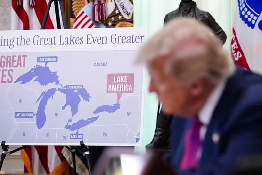 Mỹ đổi tên Hồ Ontario thành 'Hồ America ', Canada tuyên bố không công nhận