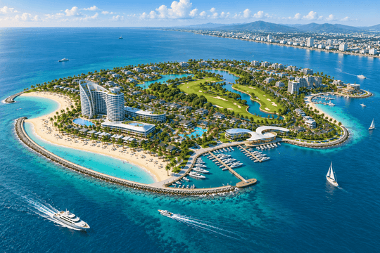 Việt Nam sắp có đảo nhân tạo quy mô 700ha, tọa lạc tại đô thị lấn biển đầu tiên của cả nước, nhiều tập đoàn lớn ngỏ ý đầu tư