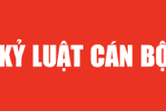 Kỷ luật Thứ trưởng Bộ Nông nghiệp và Môi trường Hoàng Trung