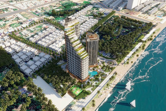Doanh nghiệp của Cường Đô La lần đầu tiên làm dự án nghỉ dưỡng hạng sang, tọa lạc tại vùng biển nổi tiếng nhất miền Nam