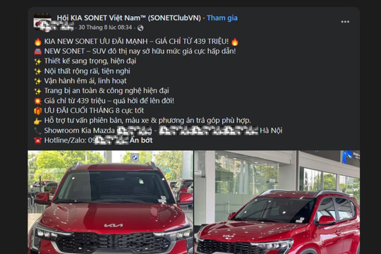 Kia Sonet liên tiếp giảm giá tại đại lý: Lập đáy giá 439 triệu đồng, xe gầm cao rẻ ngang sedan hạng B