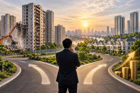 Thị trường bất động sản trước ngã rẽ mới: Khi chung cư có niên hạn, dòng tiền sẽ đi đâu?