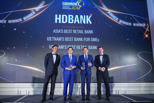 Ngân hàng đầu tiên tại Việt Nam được trao Danh hiệu “Ngân hàng Bán lẻ tốt nhất châu Á”