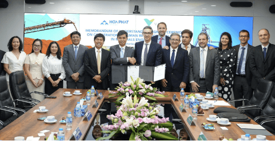 Đích thân tỷ phú Trần Đình Long và CEO Nguyễn Việt Thắng tiếp Tập đoàn quặng lớn nhất thế giới, Hòa Phát có ngay thỏa thuận hợp tác quan trọng