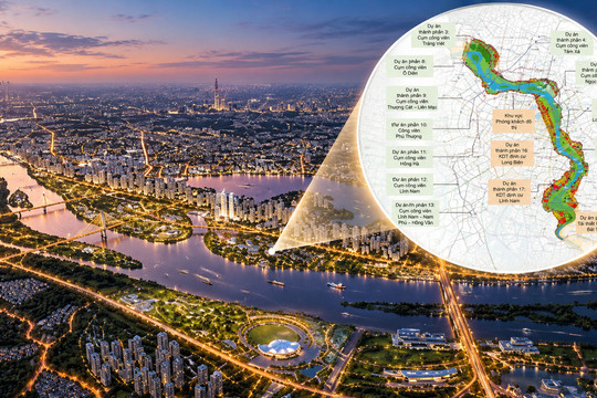 Hà Nội dự kiến hình thành 11 cụm công viên gắn với đại lộ cảnh quan sông Hồng