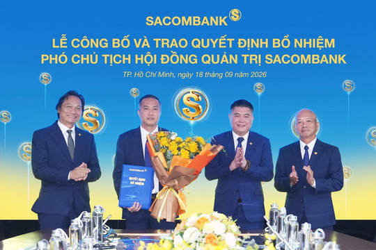 Ông Nguyễn Xuân Vũ trở thành Phó Chủ tịch HĐQT SACOMBANK