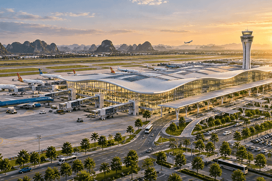 Tỉnh sắp trở thành thành phố trực thuộc Trung ương sẽ hình thành sân bay quốc tế đầu tiên, công suất 5 triệu khách/năm