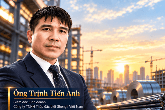 Giám đốc Kinh doanh Shengli Việt Nam: Ngành thép có thể bước vào chu kỳ cạnh tranh mới – từ áp lực nguồn cung đến cuộc đua giá trị