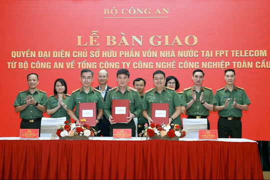 Bộ Công an chuyển quyền đại diện vốn nhà nước tại FPT Telecom