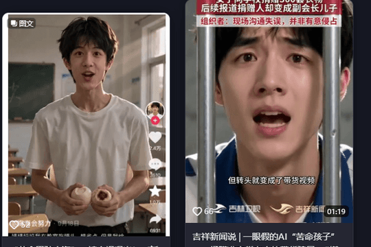 ‘AI ăn xin’ bùng nổ ở Trung Quốc: Video hút hơn 600 triệu lượt xem, người đứng sau kiếm hơn 11 triệu đồng/ngày