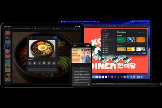 Apple tích hợp AI cho Pages, Keynote và Numbers: Chỉ áp dụng cho khách hàng trả phí, giá 12,99 USD/tháng