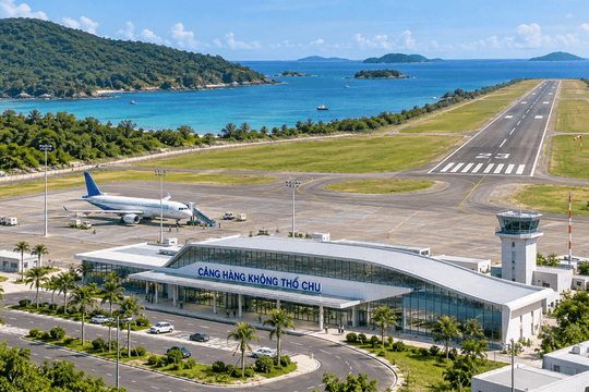 Việt Nam sẽ xây thêm một sân bay mới, tọa lạc trên đảo tiền tiêu ở cực Tây Nam Tổ quốc, công suất 20.000 khách/năm