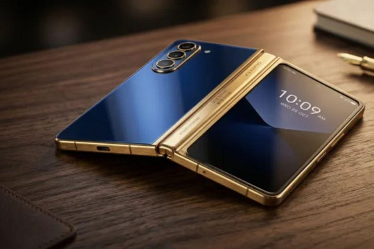 Không phải Vertu, đây là trang sức công nghệ siêu sang cho giới nhà giàu: Mỏng kỷ lục 4.1mm, viền mạ vàng, chip Gen 5