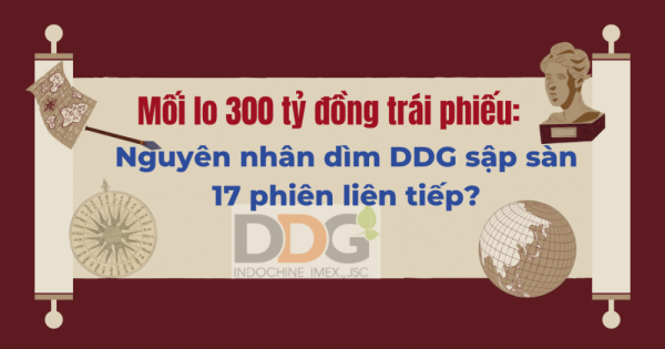 Mối lo 300 tỷ đồng trái phiếu: Nguyên nhân dìm DDG giảm sàn 17 phiên liên tiếp?