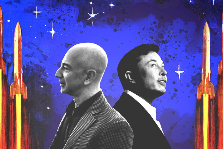 Elon Musk và Jeff Bezos trở thành 2 tỷ phú mất nhiều tiền nhất thế giới