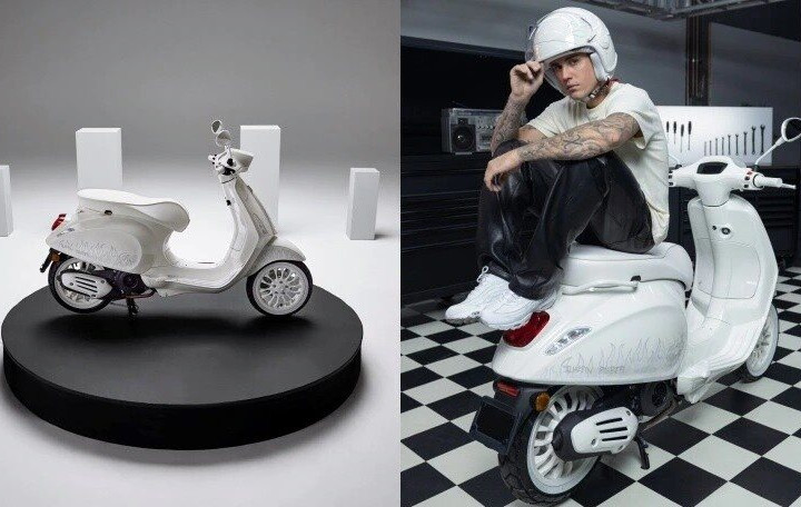 Vespa kết hợp với Justin Bieber để tạo ra một siêu phẩm xe tay ga