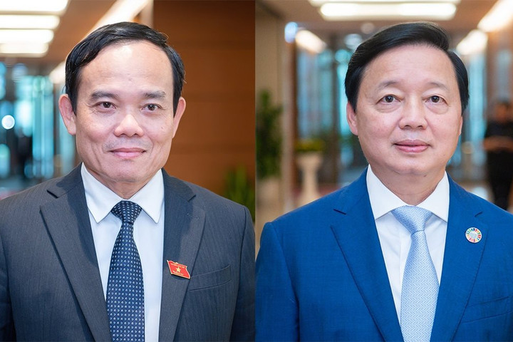 Ông Trần Hồng Hà và ông Trần Lưu Quang được bổ nhiệm giữ chức Phó Thủ Tướng