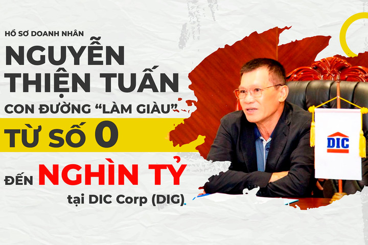 Hồ sơ doanh nhân Nguyễn Thiện Tuấn: Con đường “làm giàu” từ số 0 đến nghìn tỷ tại DIC Corp (DIG)