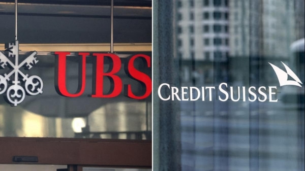 Cổ phiếu UBS giảm hơn 7%, Credit Suisse lao dốc 61% sau thương vụ mua lại