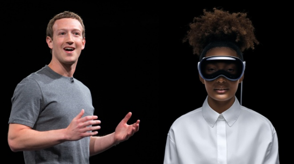 Mark Zuckerberg “chê” kính Vision Pro của Apple