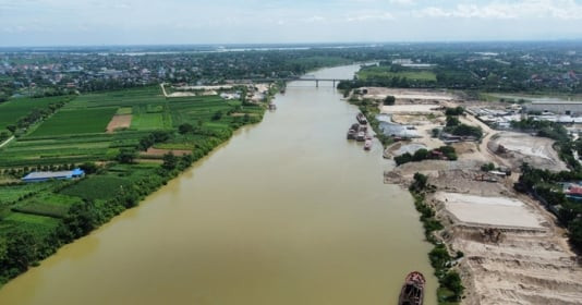 Hải Dương "giải cứu" dự án kinh doanh vật liệu xây dựng ngoài đê sông Thái Bình