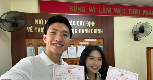 Chính thức về chung một nhà: Cầu thủ Đoàn Văn Hậu đăng ký kết hôn với Doãn Hải My