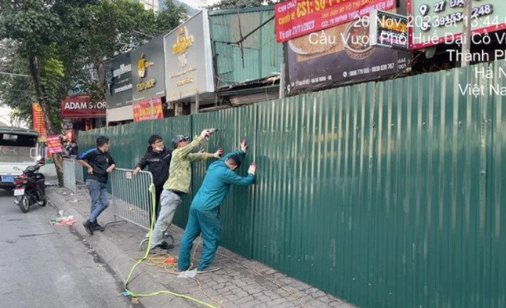 Hà Nội thông báo cưỡng chế 4 căn nhà mặt tiền phố Đại Cồ Việt trong tháng 11