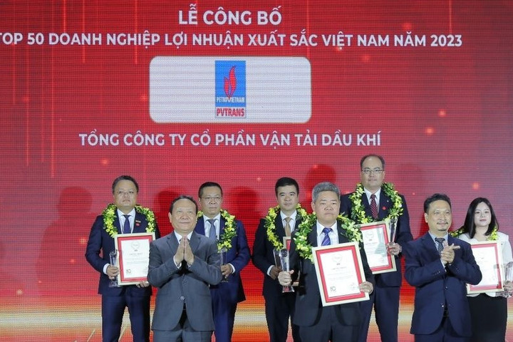 PVTrans tiếp tục có mặt trong Top 50 Doanh nghiệp lợi nhuận tốt nhất Việt Nam
