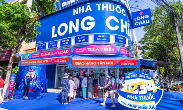 Chuỗi nhà thuốc Long Châu cán mốc 1.600 cửa hàng