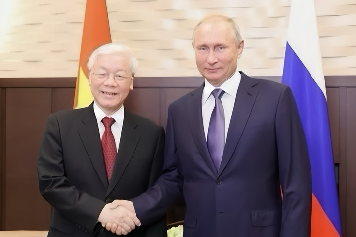 Tổng Bí thư Nguyễn Phú Trọng chúc mừng Tổng thống Nga Putin tái đắc cử