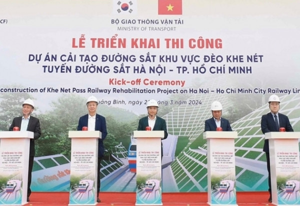 Tập đoàn Đèo Cả (HHV) tham gia khởi công dự án đường sắt hơn 2.000 tỷ đồng tại Quảng Bình
